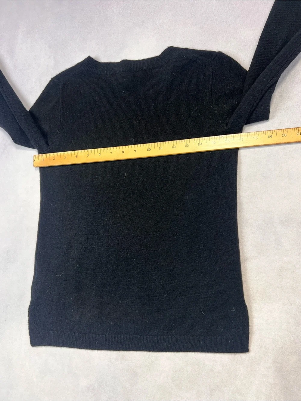 J. Crew Black Crewneck Cashmere Sweater